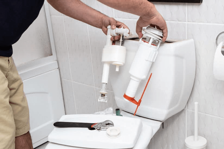 fix leaking toilet